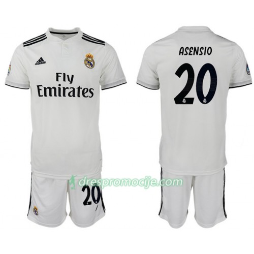 Real Madrid Dres ASENSIO 20 Dječji Domaći 2018/19 Kratkih Rukava Real Madrid Dres ASENSIO 20 Dječji Domaći 2018/19 Kratkih Rukava